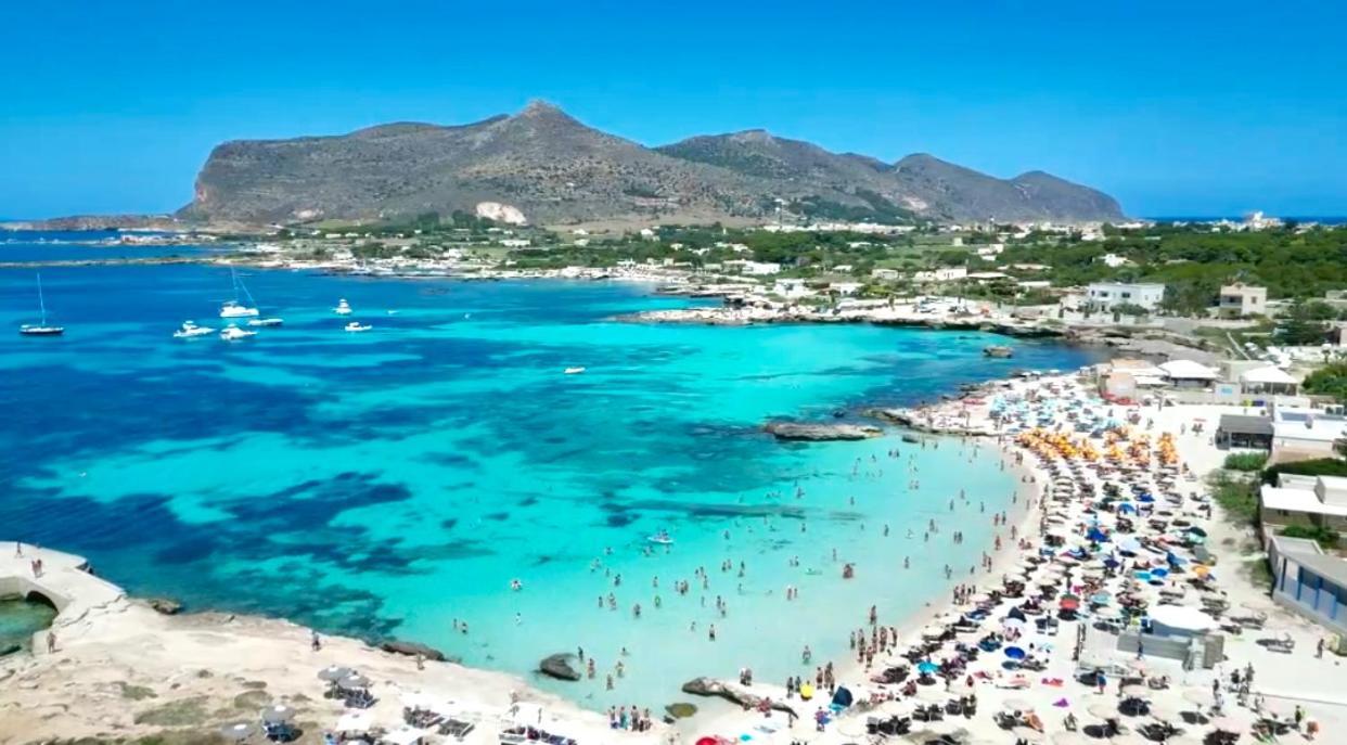 Stabilimento Lido Burrone Panzió Favignana Kültér fotó