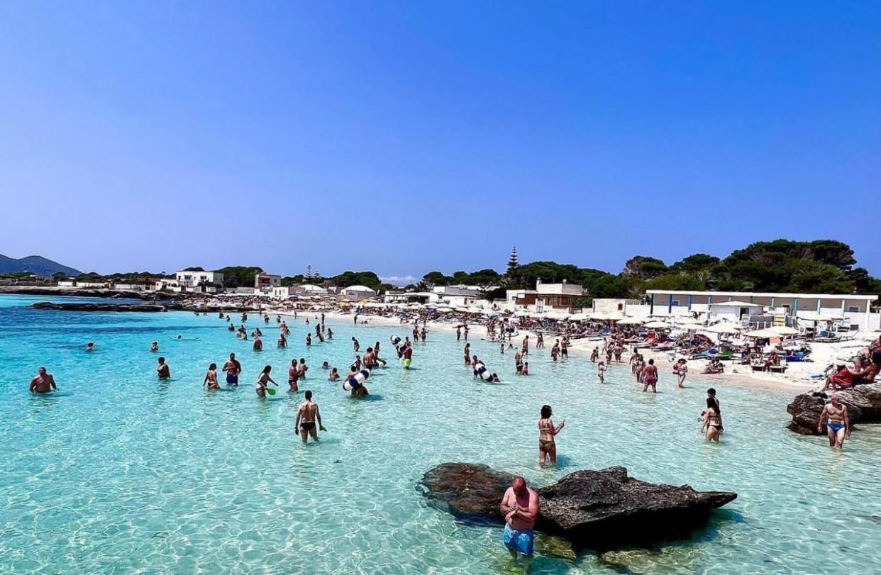Stabilimento Lido Burrone Panzió Favignana Kültér fotó